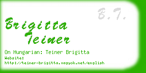 brigitta teiner business card